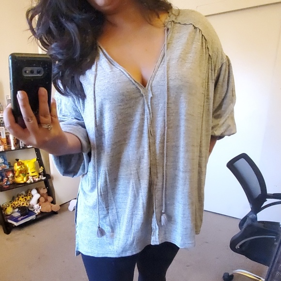 WeTheFree | Just A Henley Blouse - Picture 3 of 3